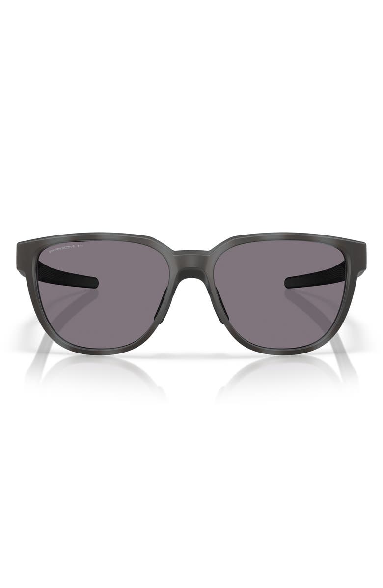 Oakley Actuator 57mm Polarized Prizm<sup>™</sup> Rectangular Sunglasses, Main, color, Dark Grey