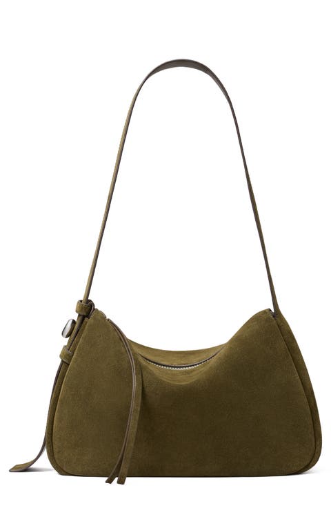 Romy Suede Shoulder Bag