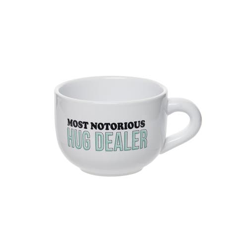 Totalee Gift Most Notorious Hug Dealer Cappuccino Mug Ceramic White 24 oz