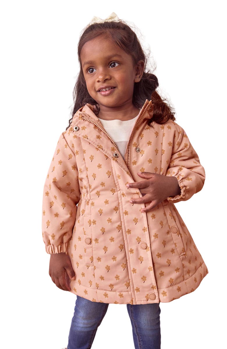 NEXT Kids' Floral Water Resistant Hooded Jacket, Alternate, color,