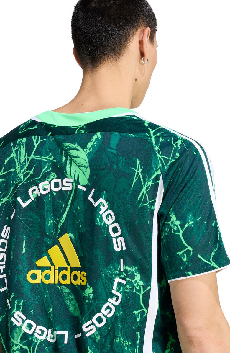 adidas Lagos Graphic Jersey, Alternate, color, Screaming Green/ Ivy/ Green