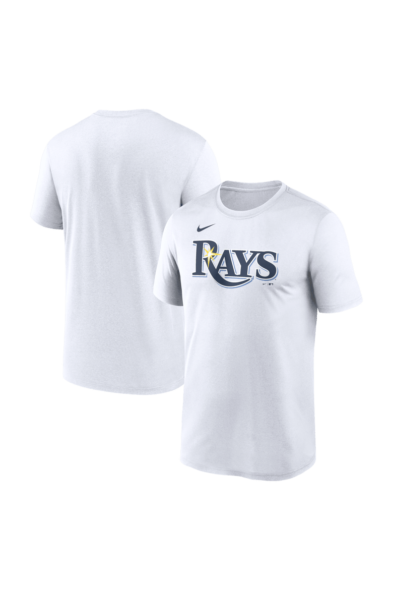 Men's Nike White Tampa Bay Rays New Legend Wordmark Dri-FIT T-Shirt, Main, color, White