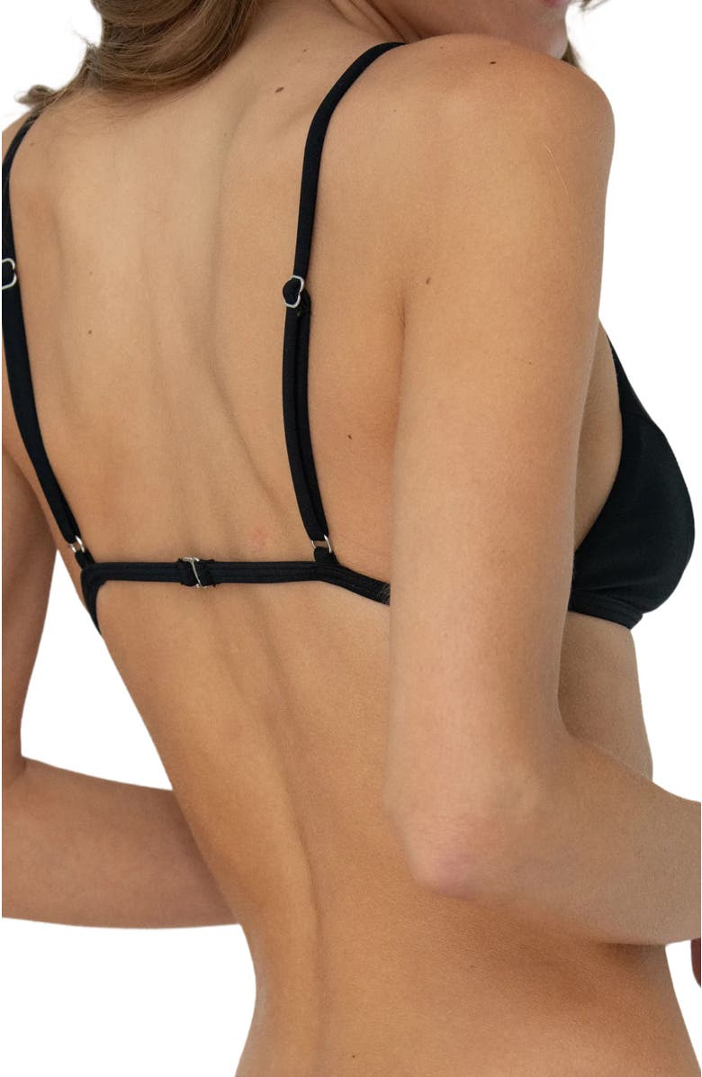 Bright Swimwear Freya Top, Alternate, color, Black