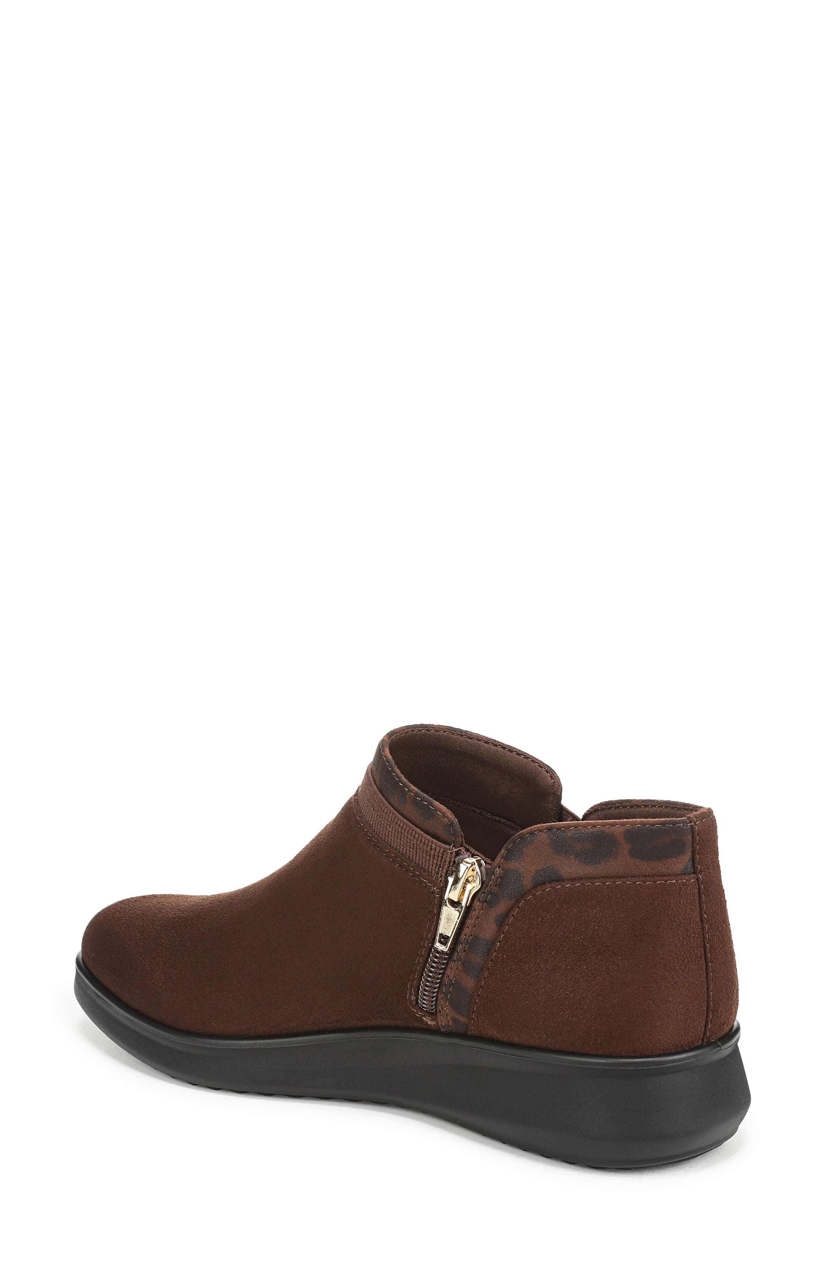 Flynn Bootie, Alternate, color, TIRAMISU BROWN STRETCH FABRIC