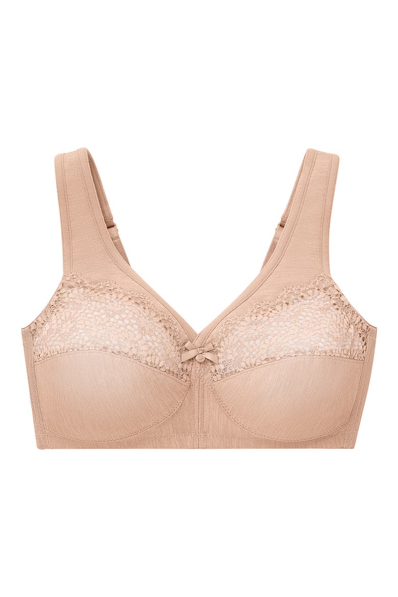 MagicLift® Moisture Control Bra, Alternate, color, BROWN