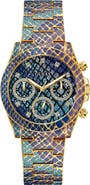 GUESS Serpentina Python Pattern Bracelet Watch, 38mm