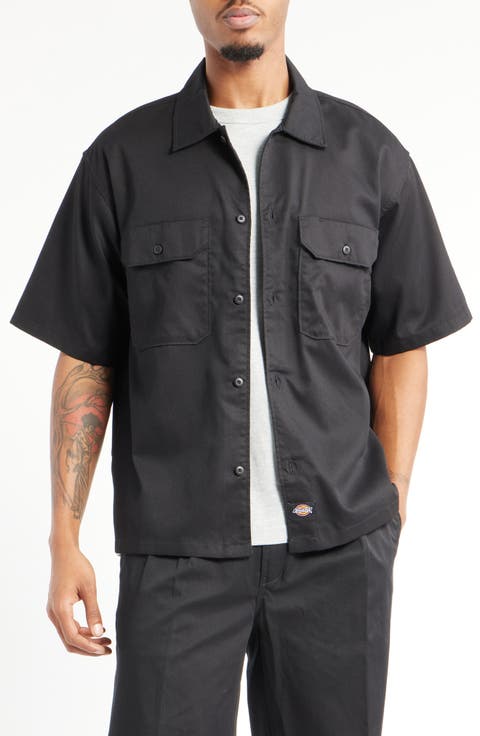 Vintage Bugatti Dickies Men's Short Sleeve Workshirt Vintage Bugatti Dickies Men's Short Sleeve Workshirt