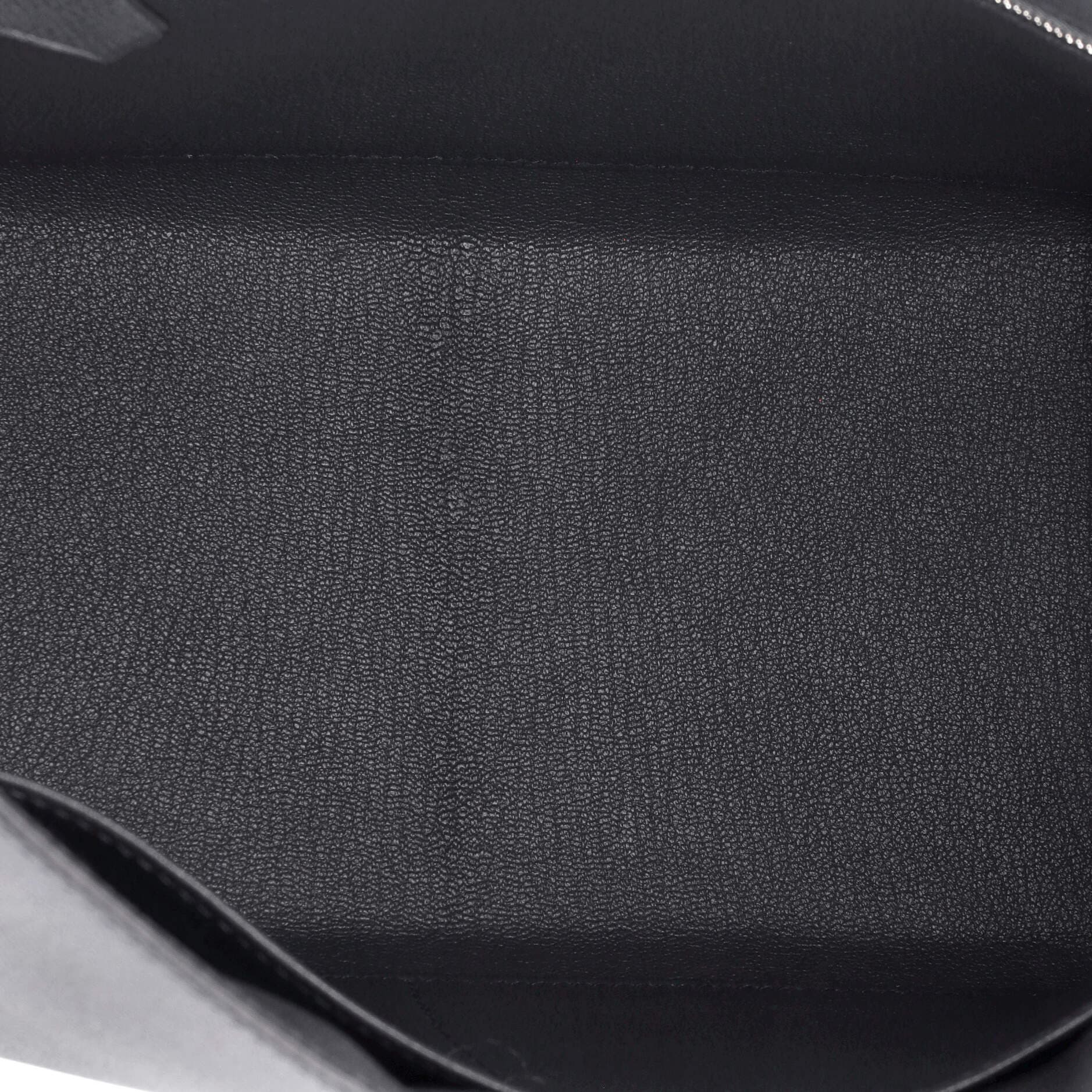 Pre-Owned Hermes Kelly Handbag Grey Epsom with Palladium Hardware 28, Alternate, color, 