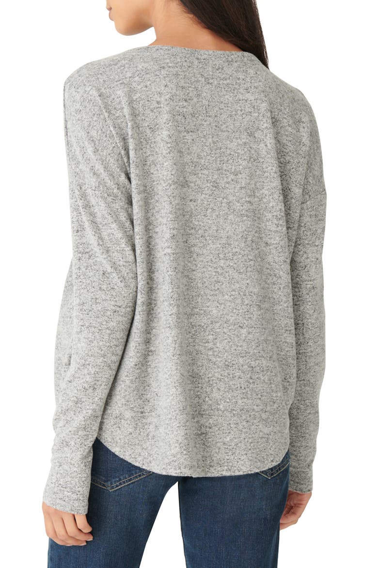 Hacci Crewneck Top, Alternate, color, HT.GREY