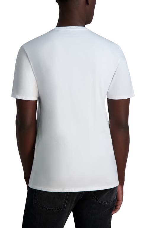 Karl Lagerfeld Paris Gothic Karl Logo Graphic T-shirt In White