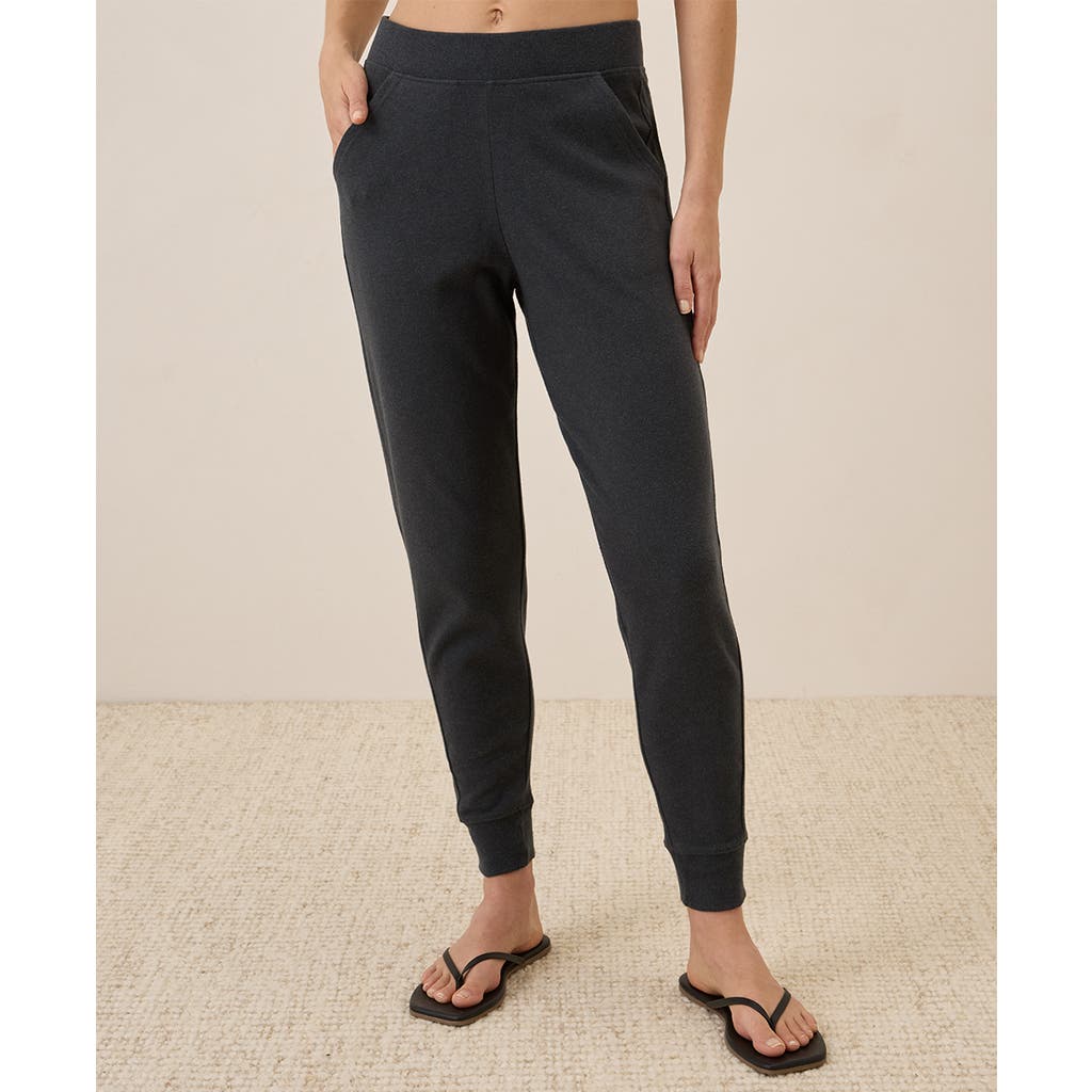 Pact Organic Cotton Airplane Jogger In Charcoal Heather