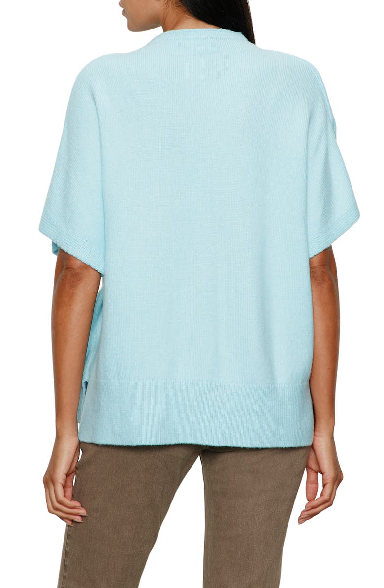 Sanctuary Elbow Sleeve Sweater, Alternate, color, Aquamarine Blue