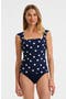  Deep Sea Navy Polka Dot