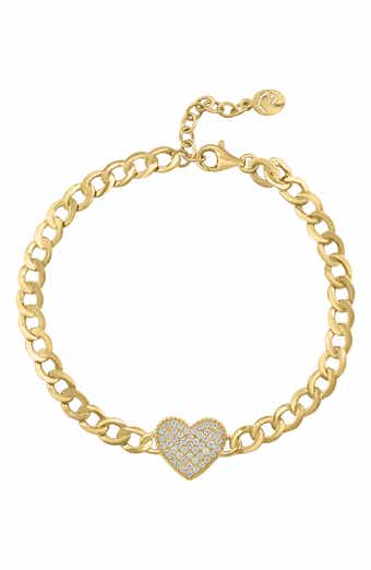 EFFY Pavé Diamond Heart Bracelet