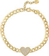 EFFY Pavé Diamond Heart Bracelet