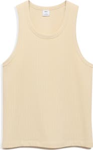 MANGO Stripe Strap Tank