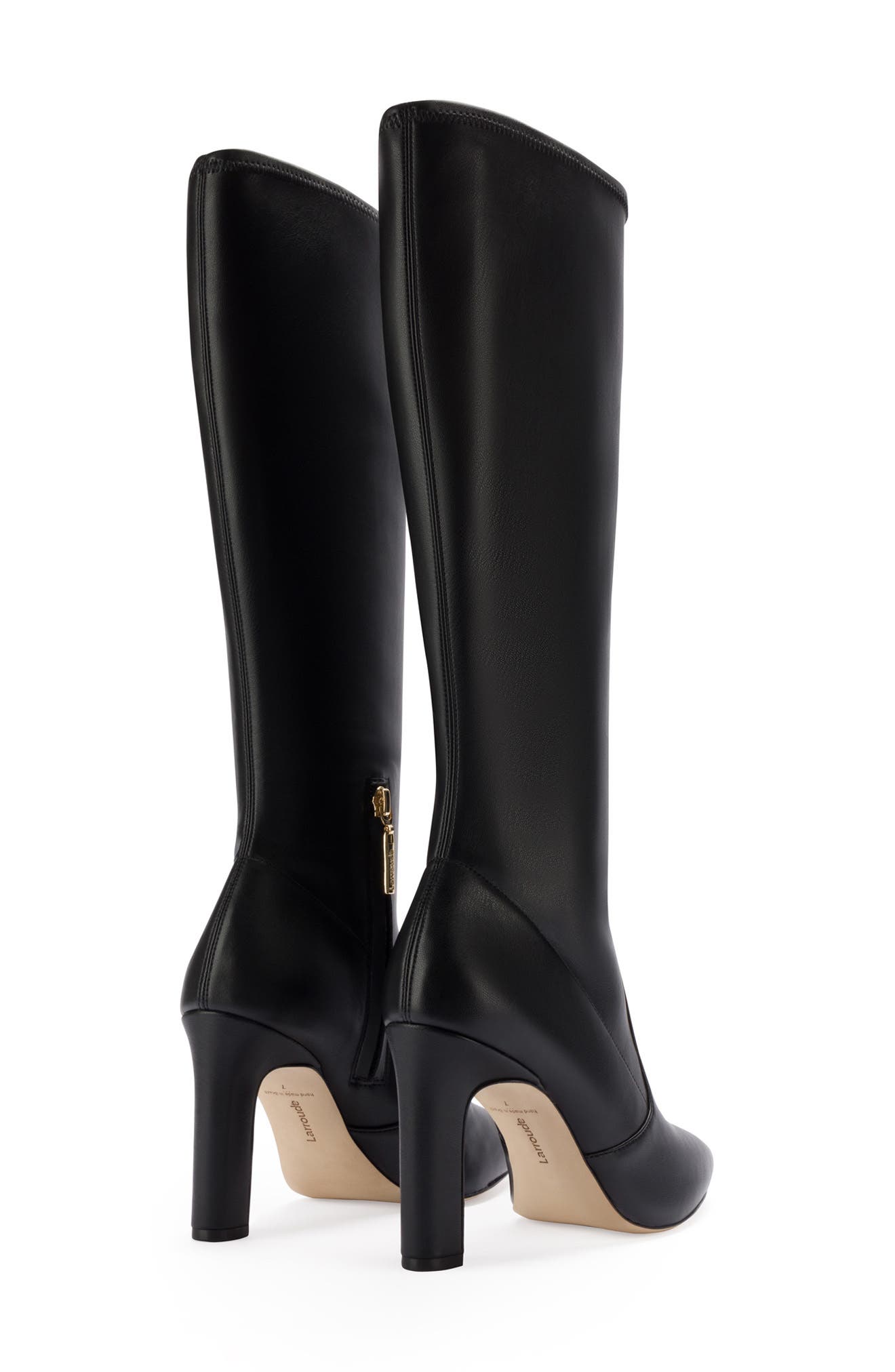 Larroudé Christy Pointed Toe Boot, Alternate, color, 