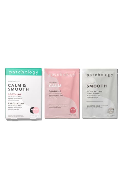 SmartMud™ Duo Calm & Smooth Sheet Masks