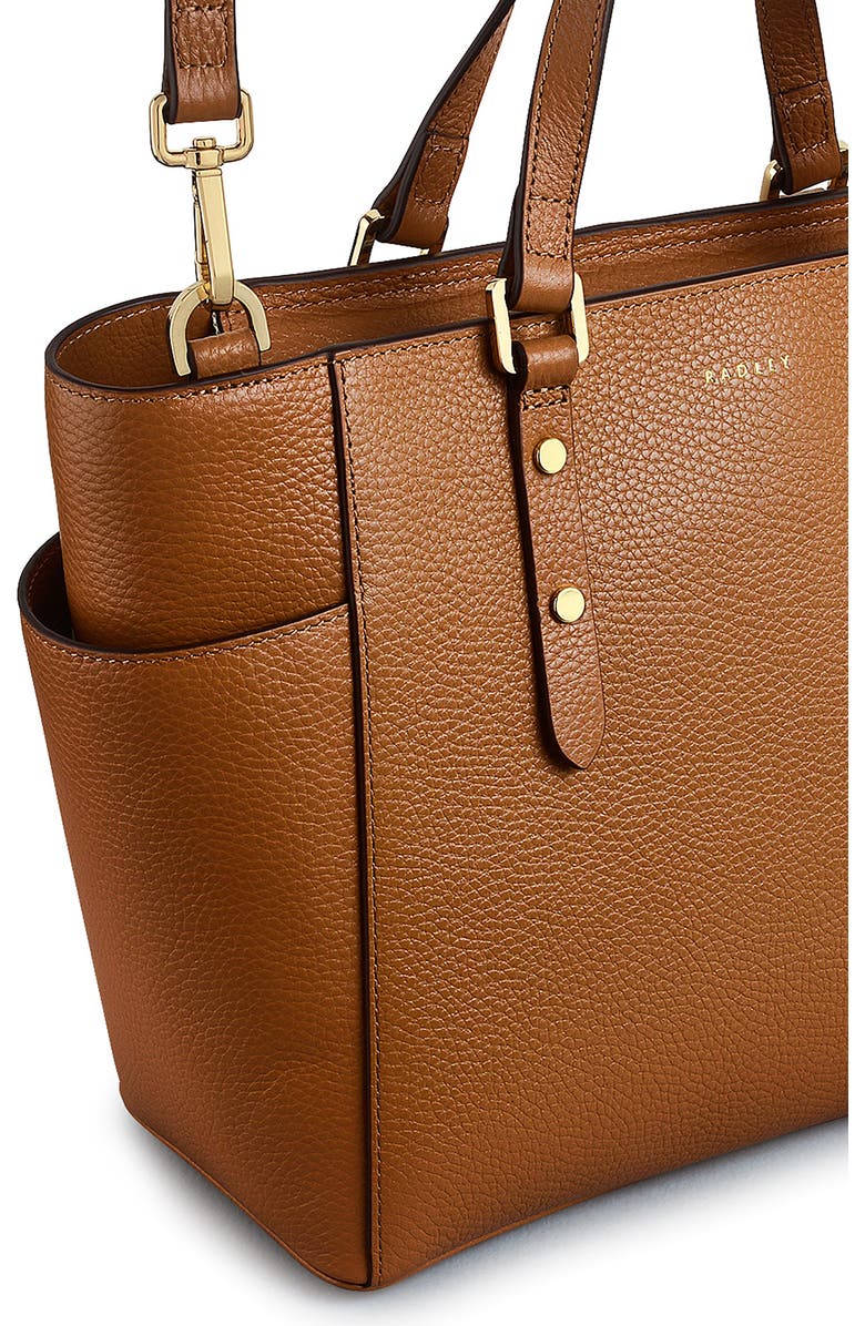Radley Silk Street Medium Ziptop Satchel Bag, Alternate, color, Caramel