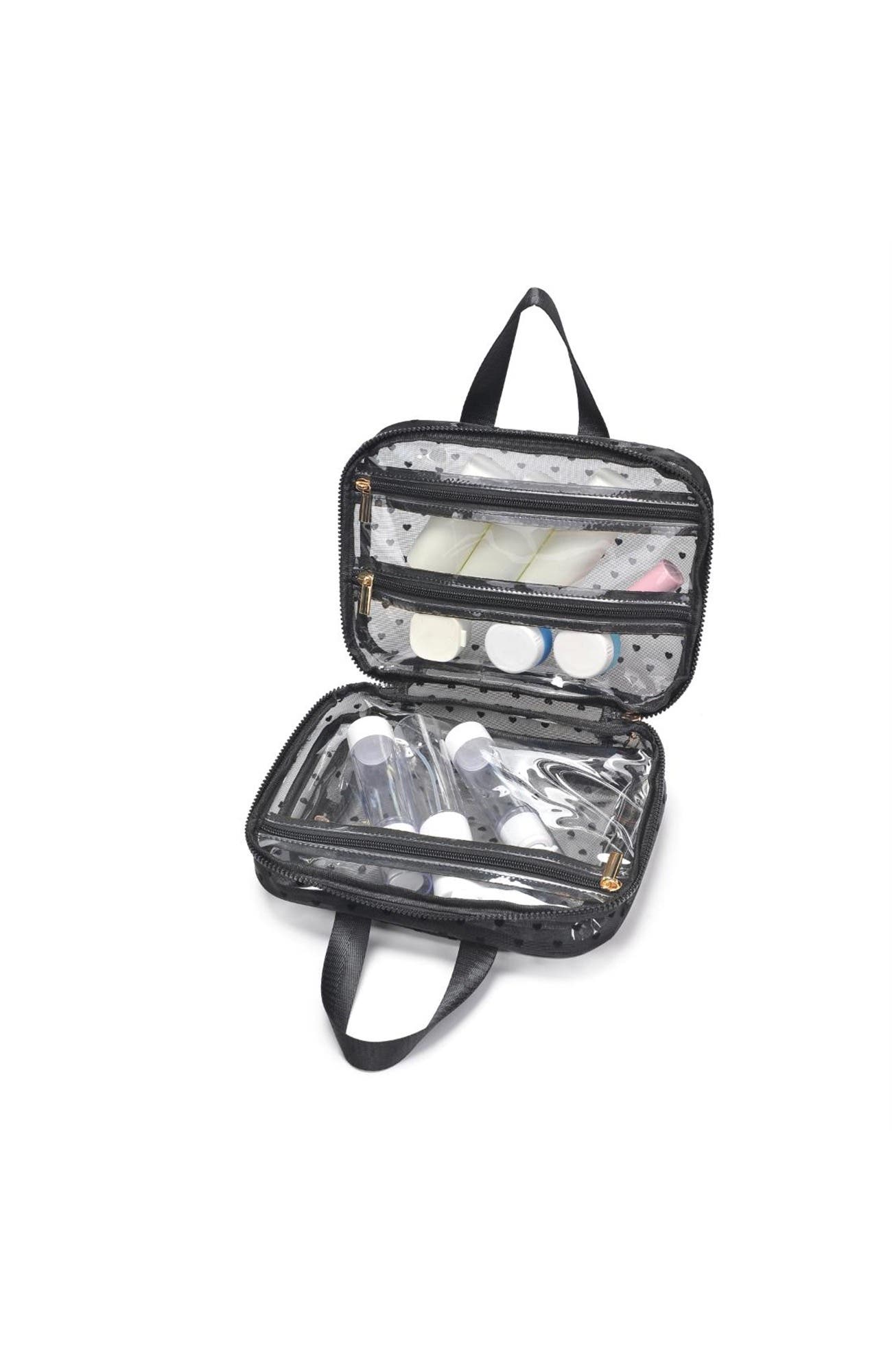 Kiss & Carry Travel Organizer, Alternate, color, Black