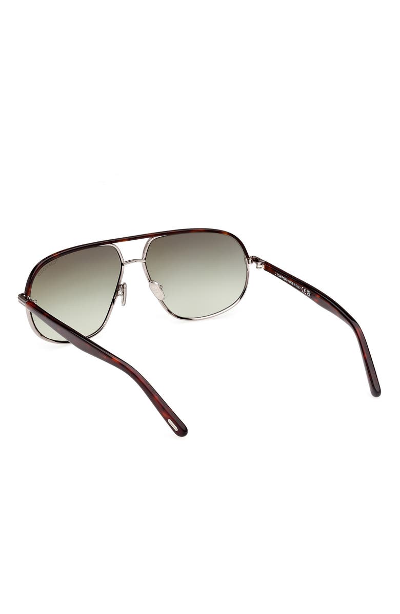TOM FORD Maxwell 59mm Pilot Sunglasses, Alternate, color,