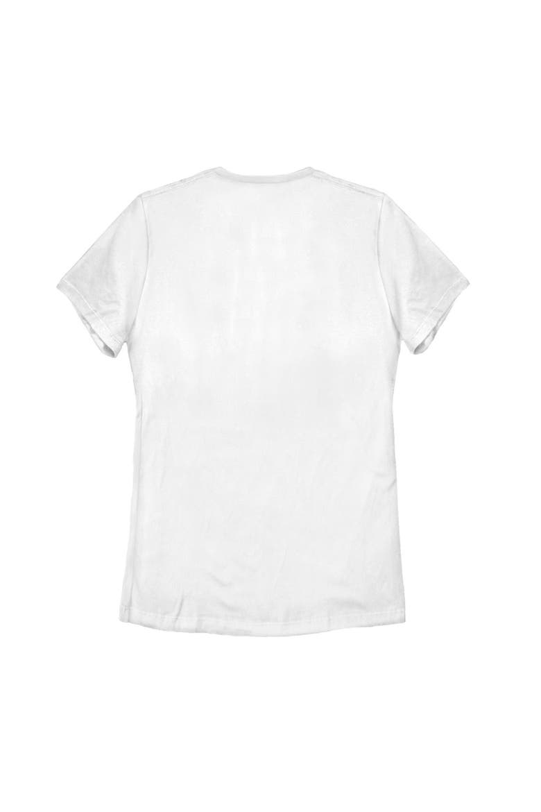 Women's Lost Gods Soccer Ball Smiley Face  Graphic T-Shirt, Alternate, color, White
