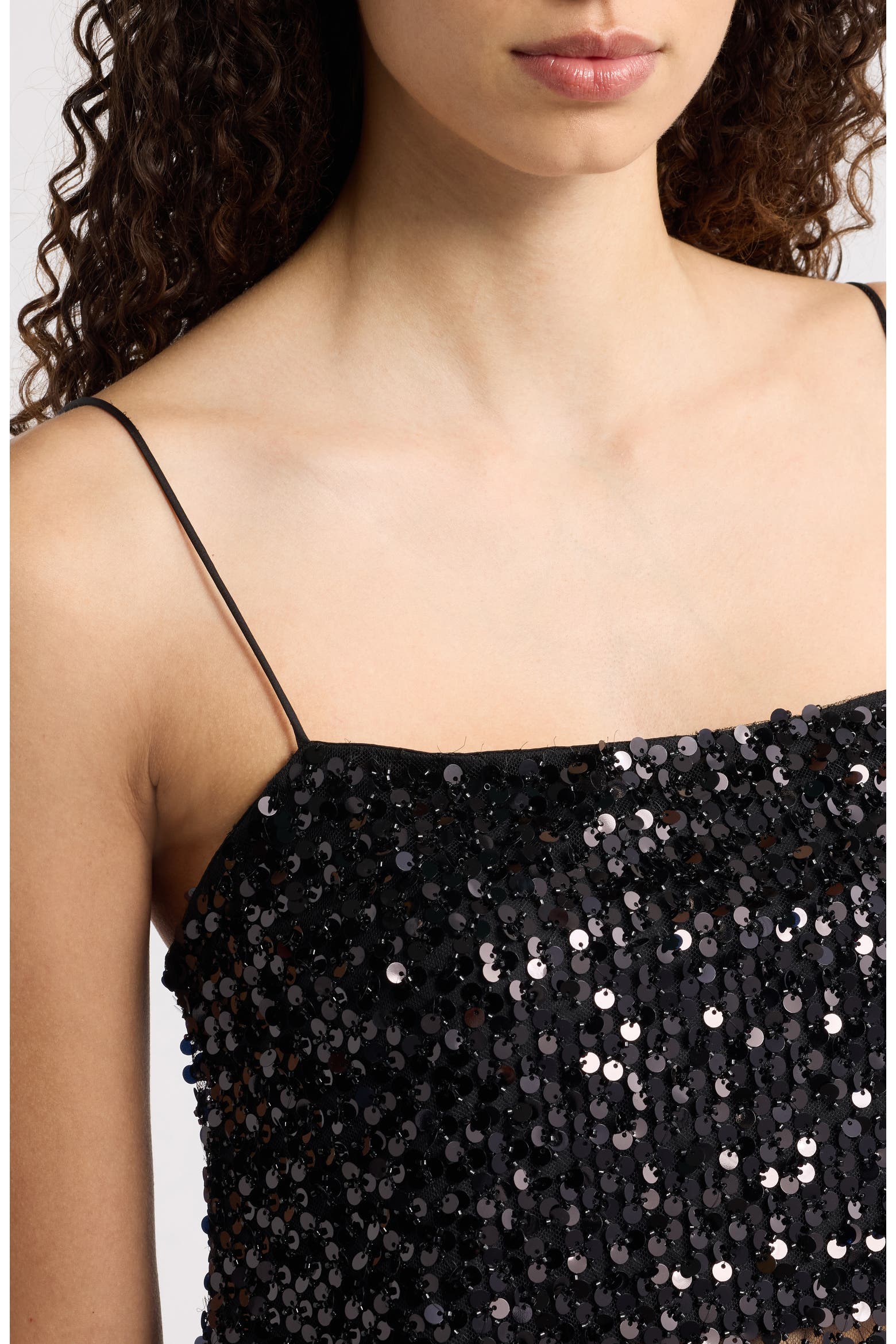 Fun Cami Tops Shona Joy Everly Sequin Longline Camisole (Women) | Nordstrom