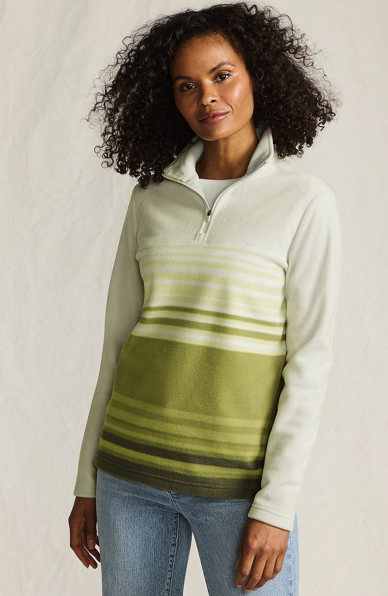 Vintage Lime Ombre Stripe