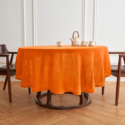 Linen Round Tablecloth - Sonoma