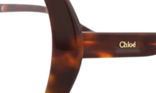Chloé 51mm Square Optical Glasses In Brown