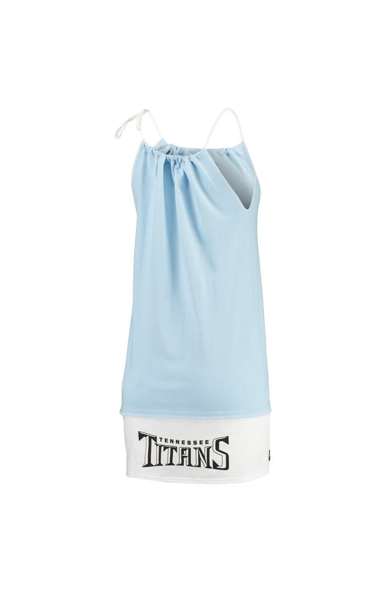 REFRIED APPAREL Women's Refried Apparel Light Blue Houston Oilers Sustainable Vintage Tank Dress, Alternate, color, Light Blue