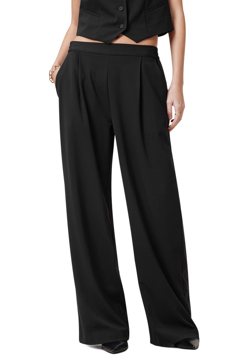 AllSaints Aleida Wide Leg Pants, Main, color, 