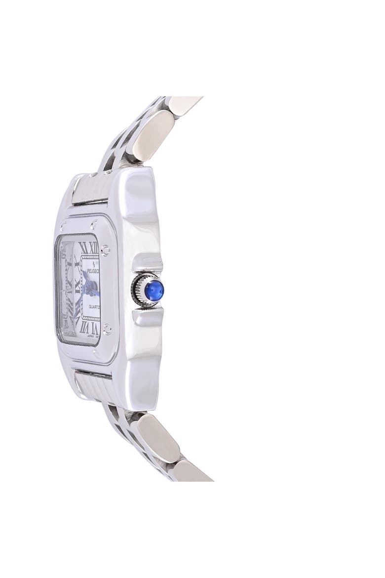 Sleek Panther Square Bracelet Watch- 20x22MM, Alternate, color, Silver