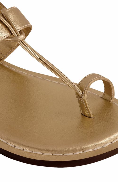 Shop Bernardo Footwear Maverick 2 Toe Ring Sandal In Gold