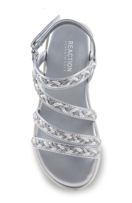 Kenneth Cole Kids' Lotus Rina Sandal In Silver