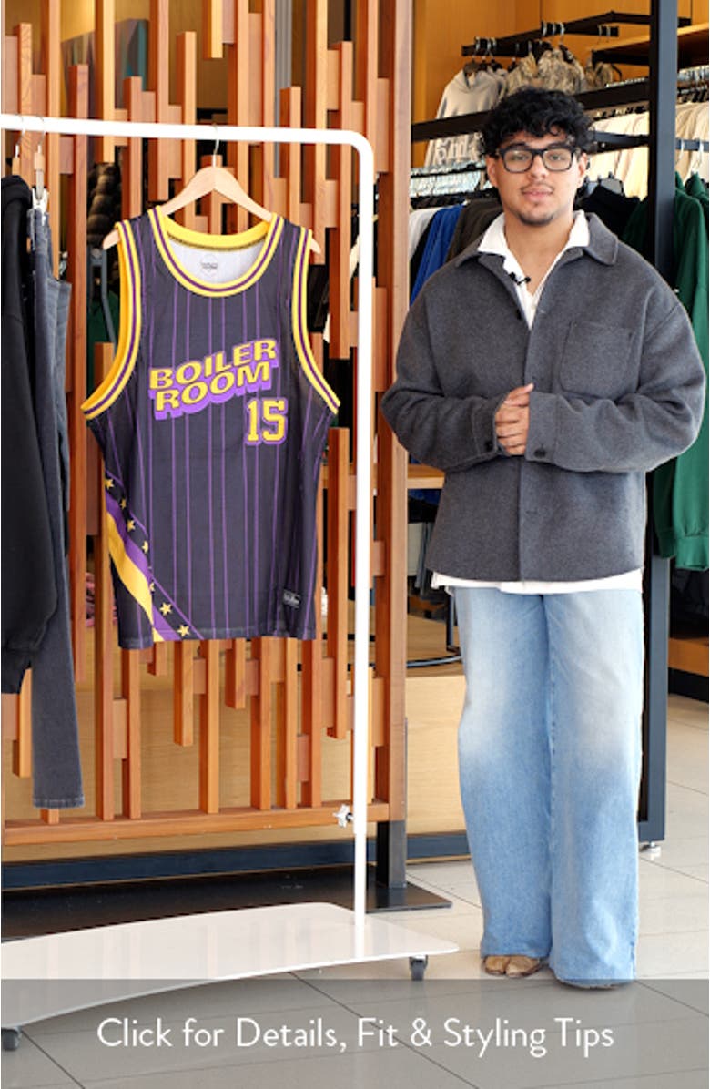 Graphic Mesh Basketball Jersey, sales video thumbnail