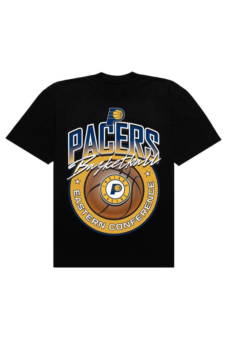 Men's Authmade Black Indiana Pacers Basketball Mesh Premium T-Shirt, Alternate, color, Black