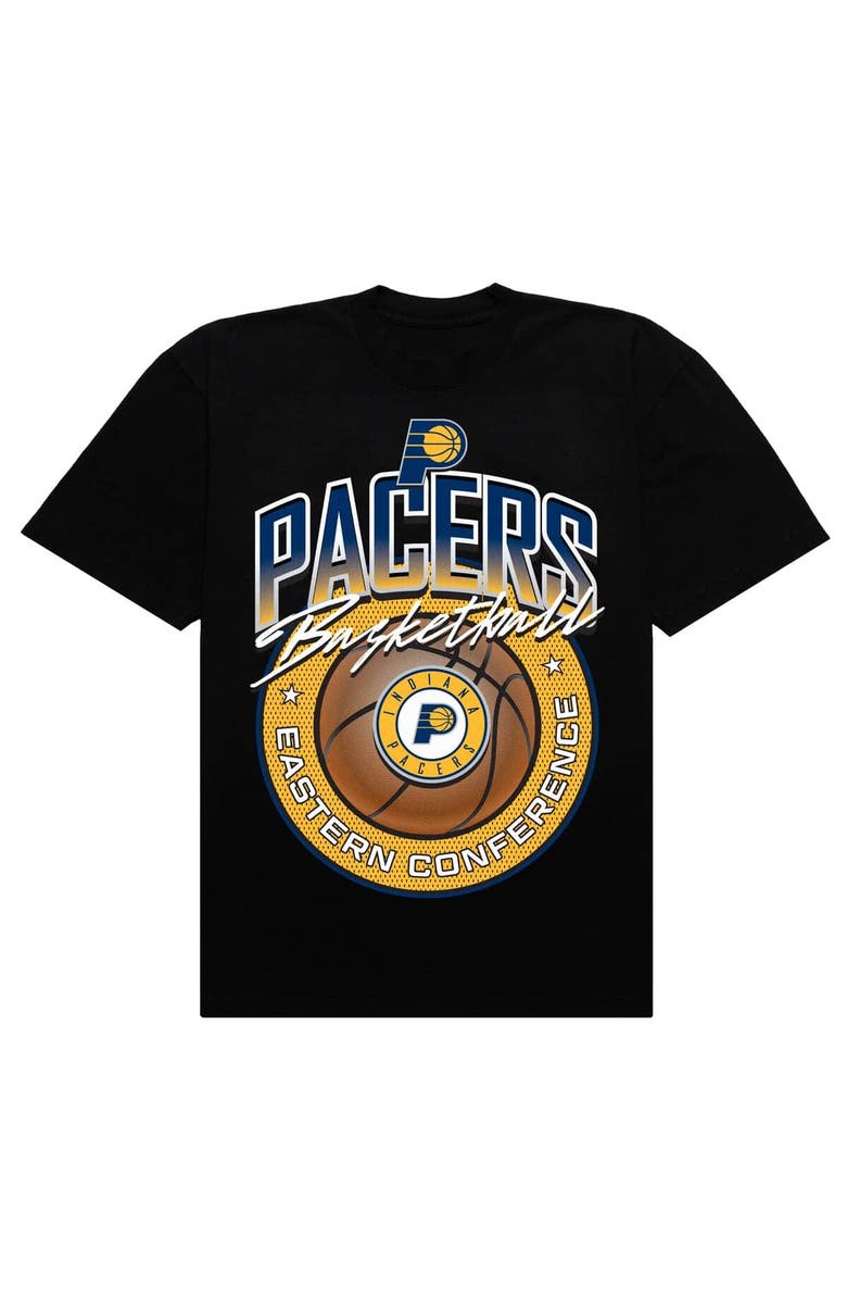 AUTHMADE Men's Authmade Black Indiana Pacers Basketball Mesh Premium T-Shirt, Alternate, color, Black