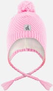 Deux par Deux Peruvian Knit Tassel Pompom Hat