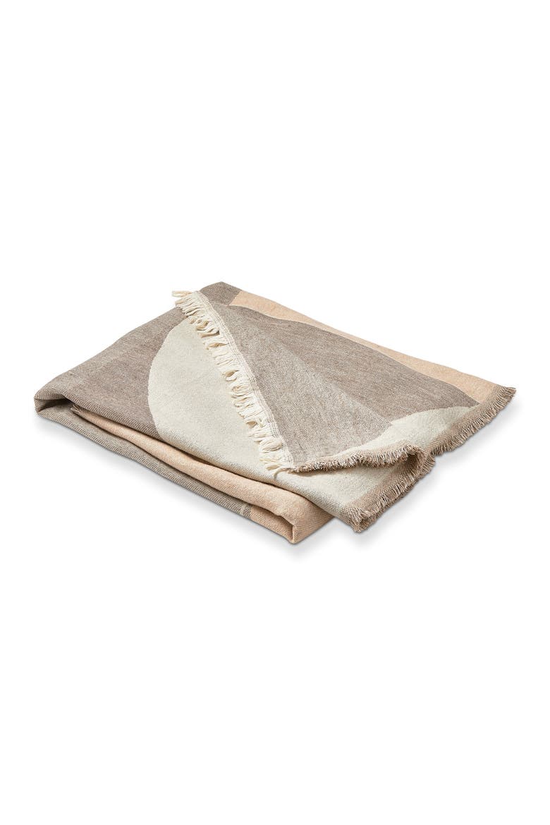 Alia Taupe Brown Soft Cozy Throw Blanket for Everyday Use, Main, color, Brown