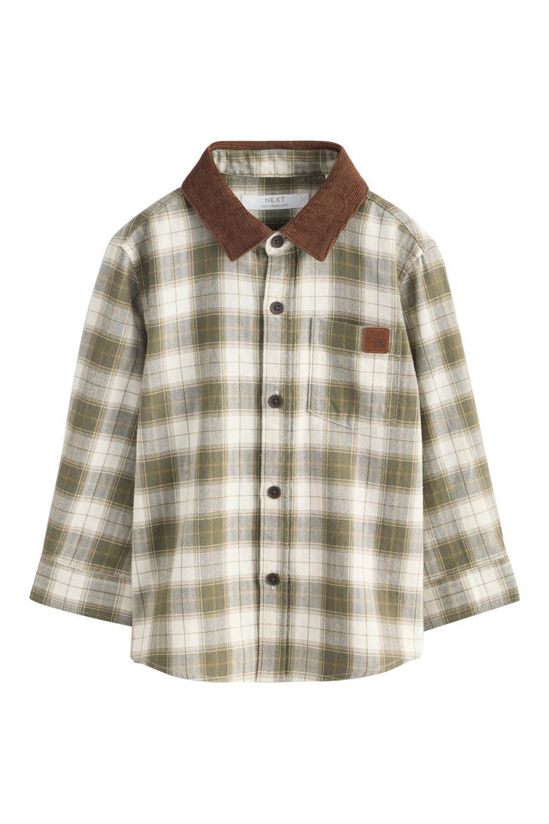 Kids' Check Cotton Flannel Button-Up Shirt, Main, color, MULTI