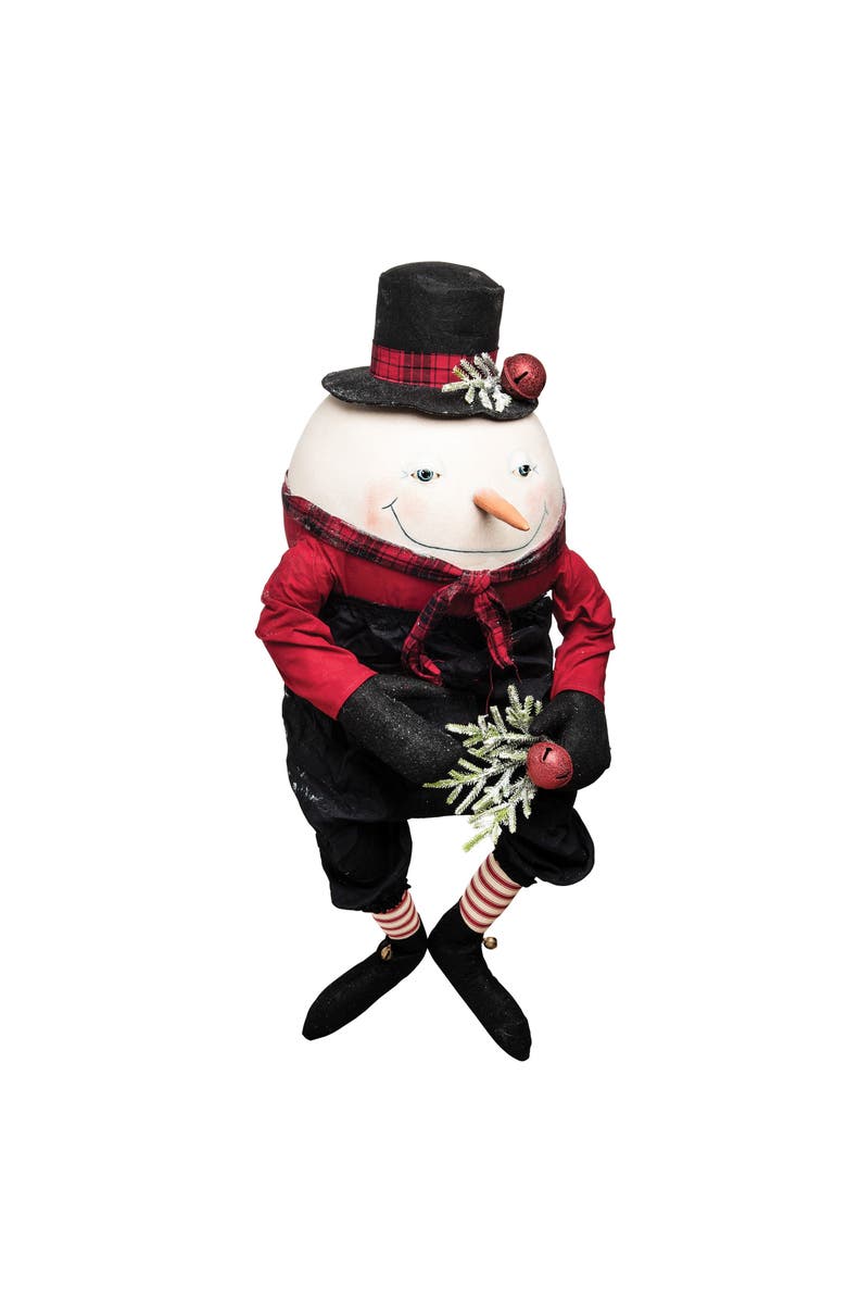 Gallerie II Abercrombie Snowman Joe Spencer Gathered Traditions Soft Christmas Figurine, Main, color,