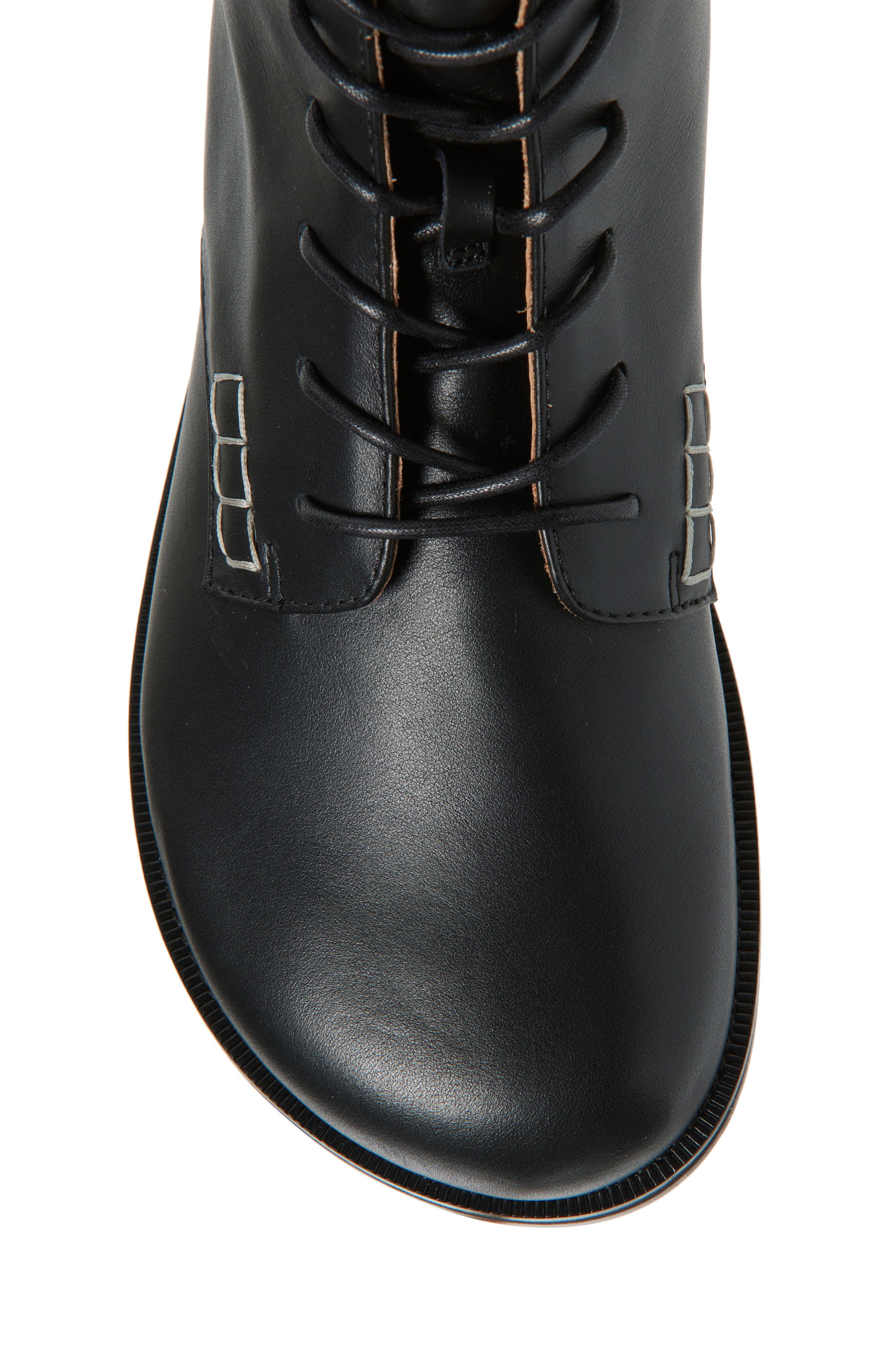 JW Anderson Loafer Lace-Up Boot, Alternate, color, Black 999