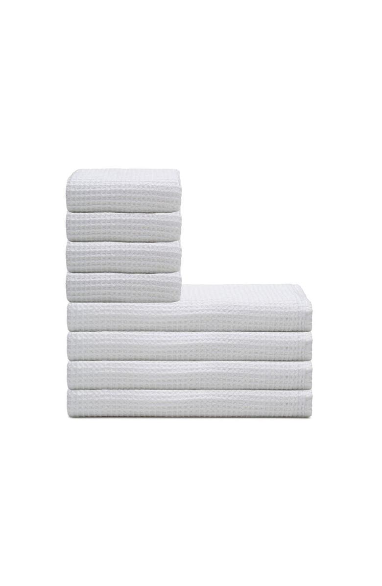 Oliviera Home Waffle Turkish Cotton Towel Bundle, Main, color, White