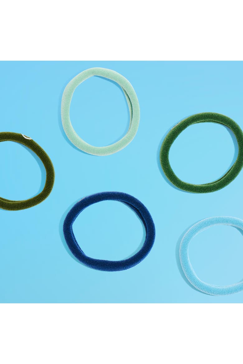 Any Fit Hair Bands, Damage Free Hair Ties Made with Seamless Microfiber Elastics, Alternate, color, Green