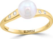 EFFY Freshwater Pearl & Diamond Ring