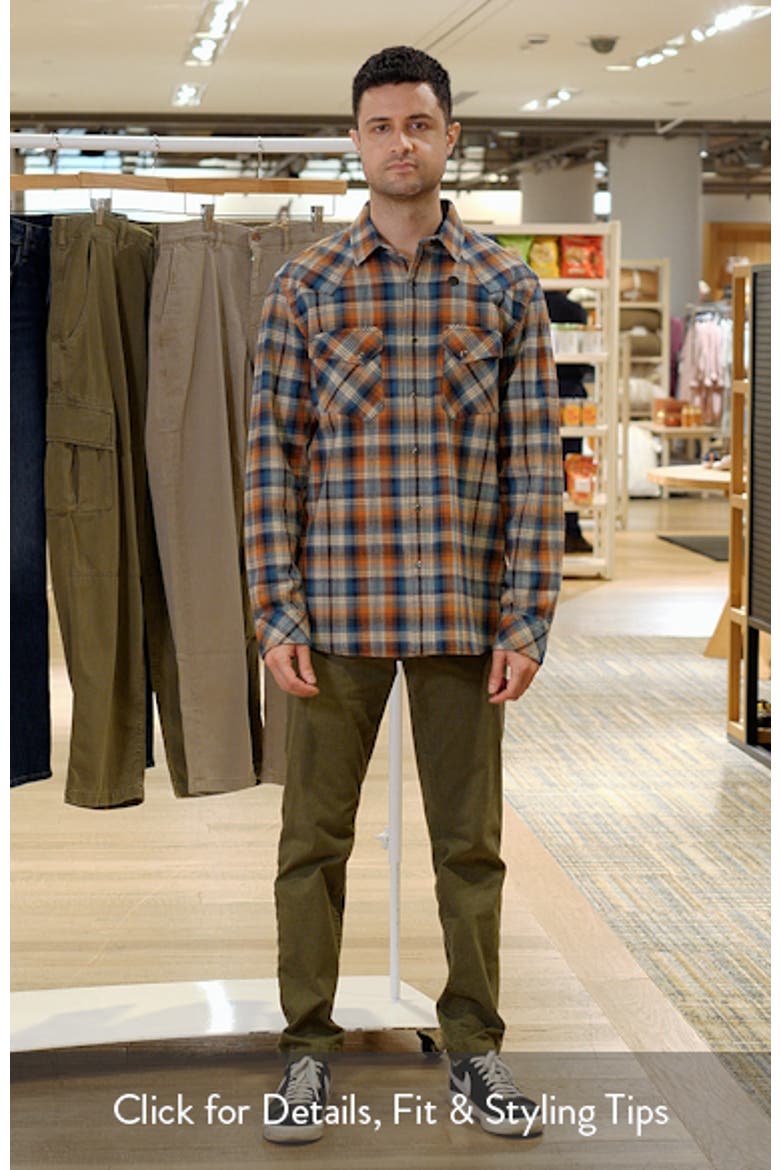 Wyatt Plaid Cotton Flannel Western Shirt video