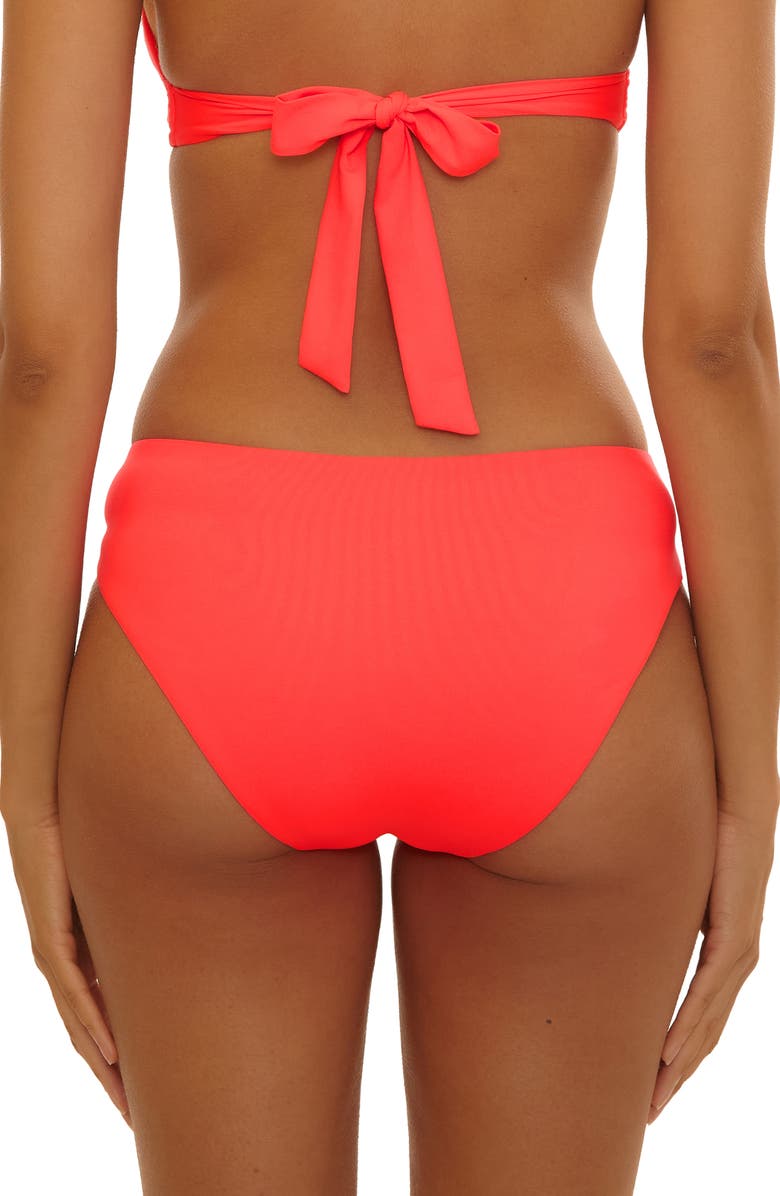 Becca Marble Canyon Ring Hipster Bikini Bottoms, Alternate, color, Caliente