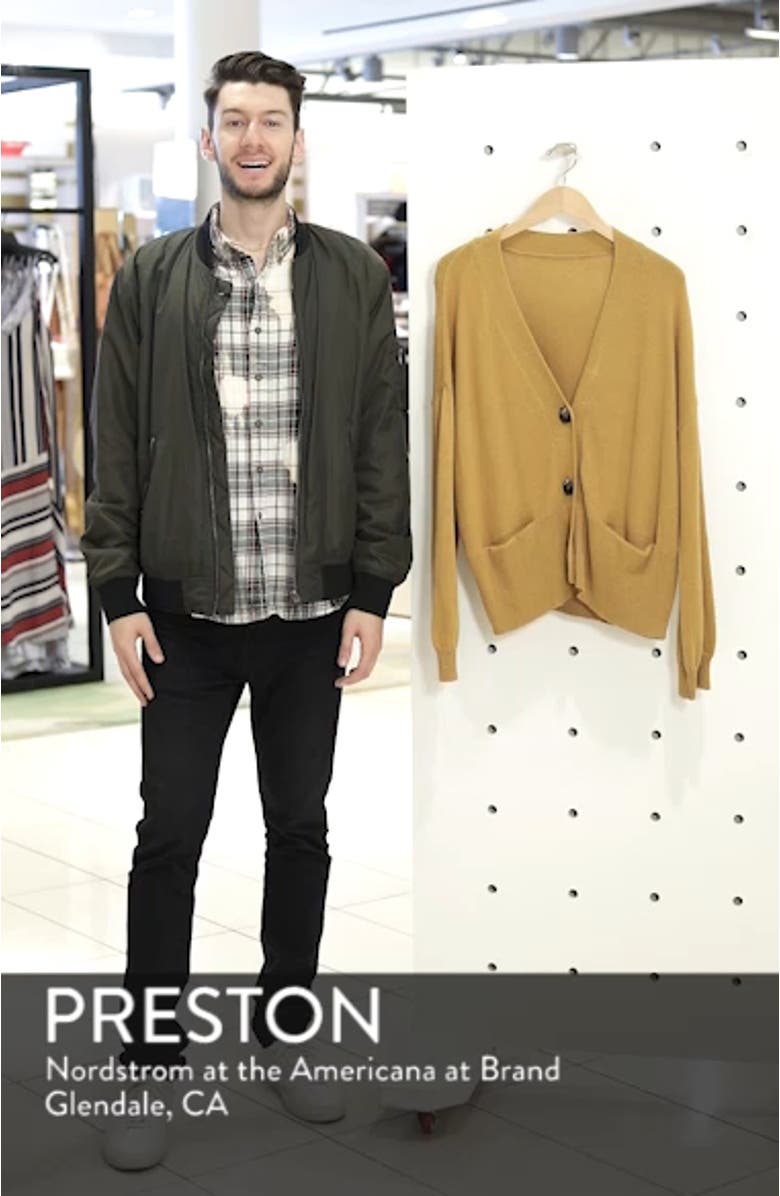 Shrunken Boyfriend Cardigan, sales video thumbnail