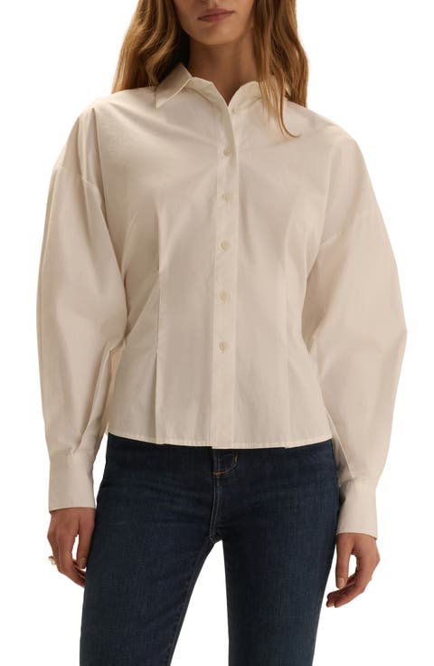 The Back Story Long Sleeve Cotton Shirt
